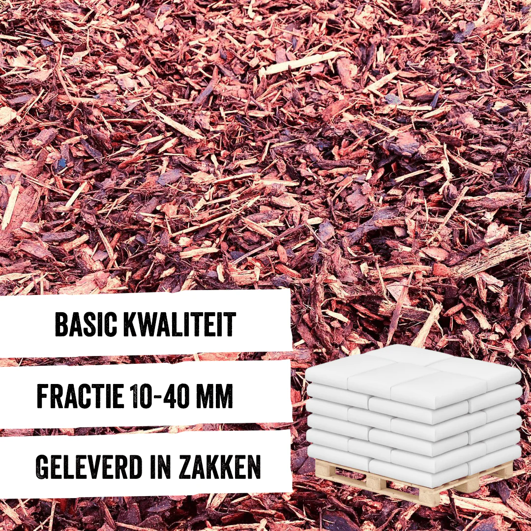 Boomschors op pallet